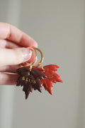 Leaf tag - orange
