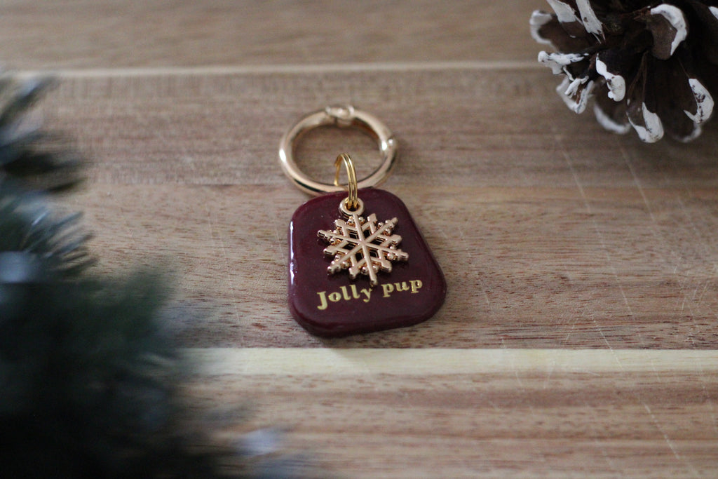 Jolly pup tag + charm
