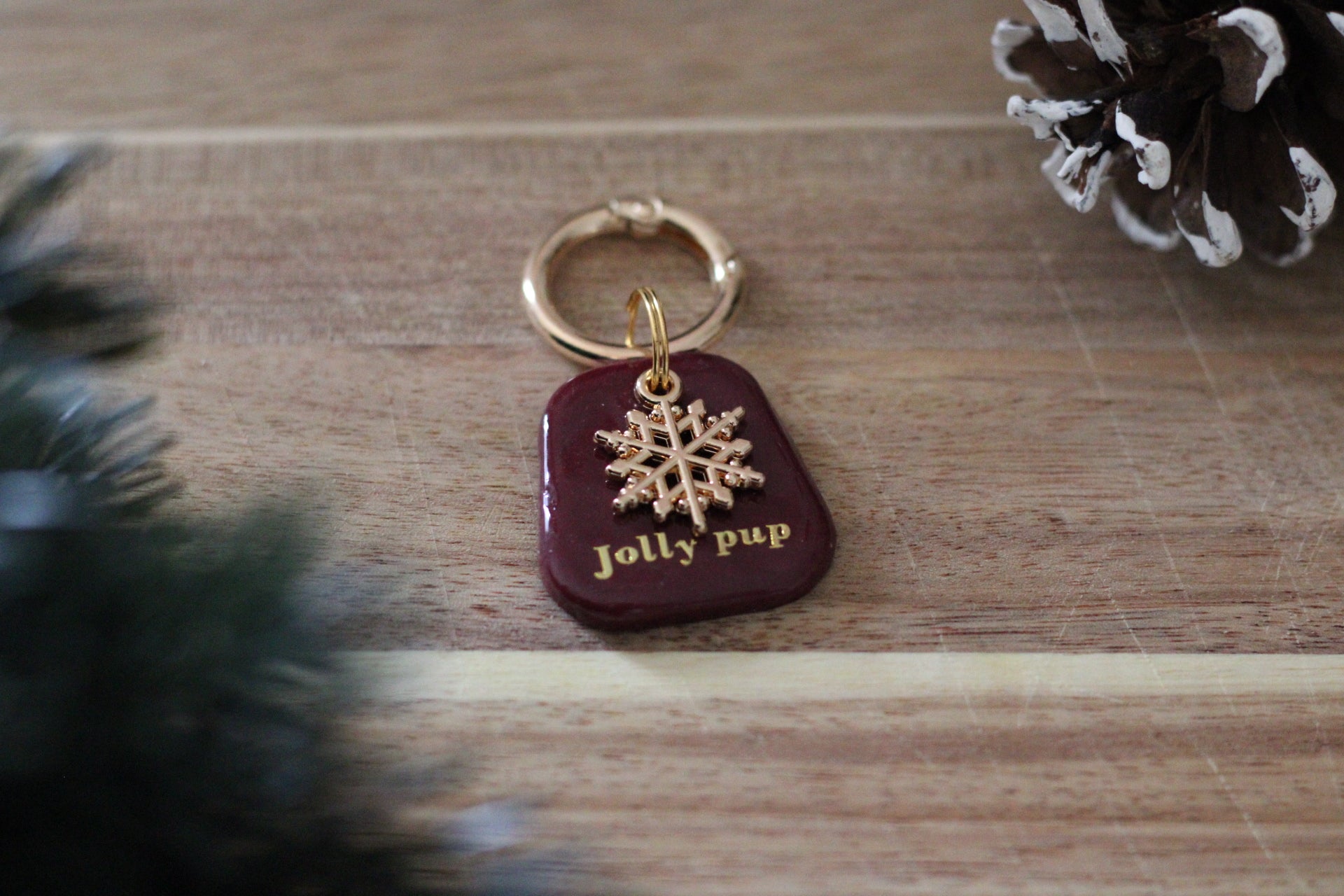 Jolly pup tag + charm