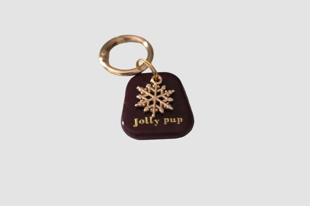 Jolly pup tag + charm