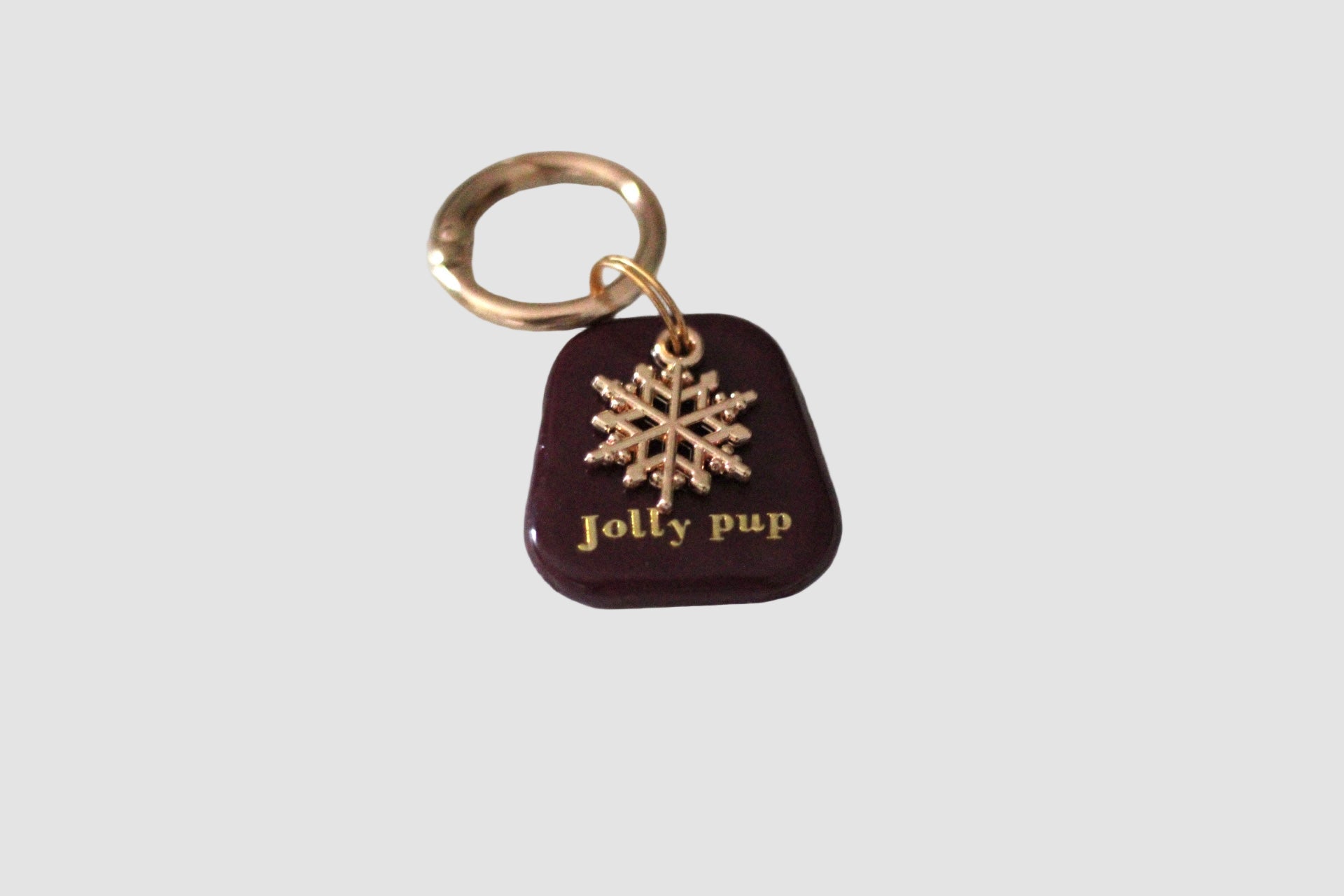 Jolly pup tag + charm