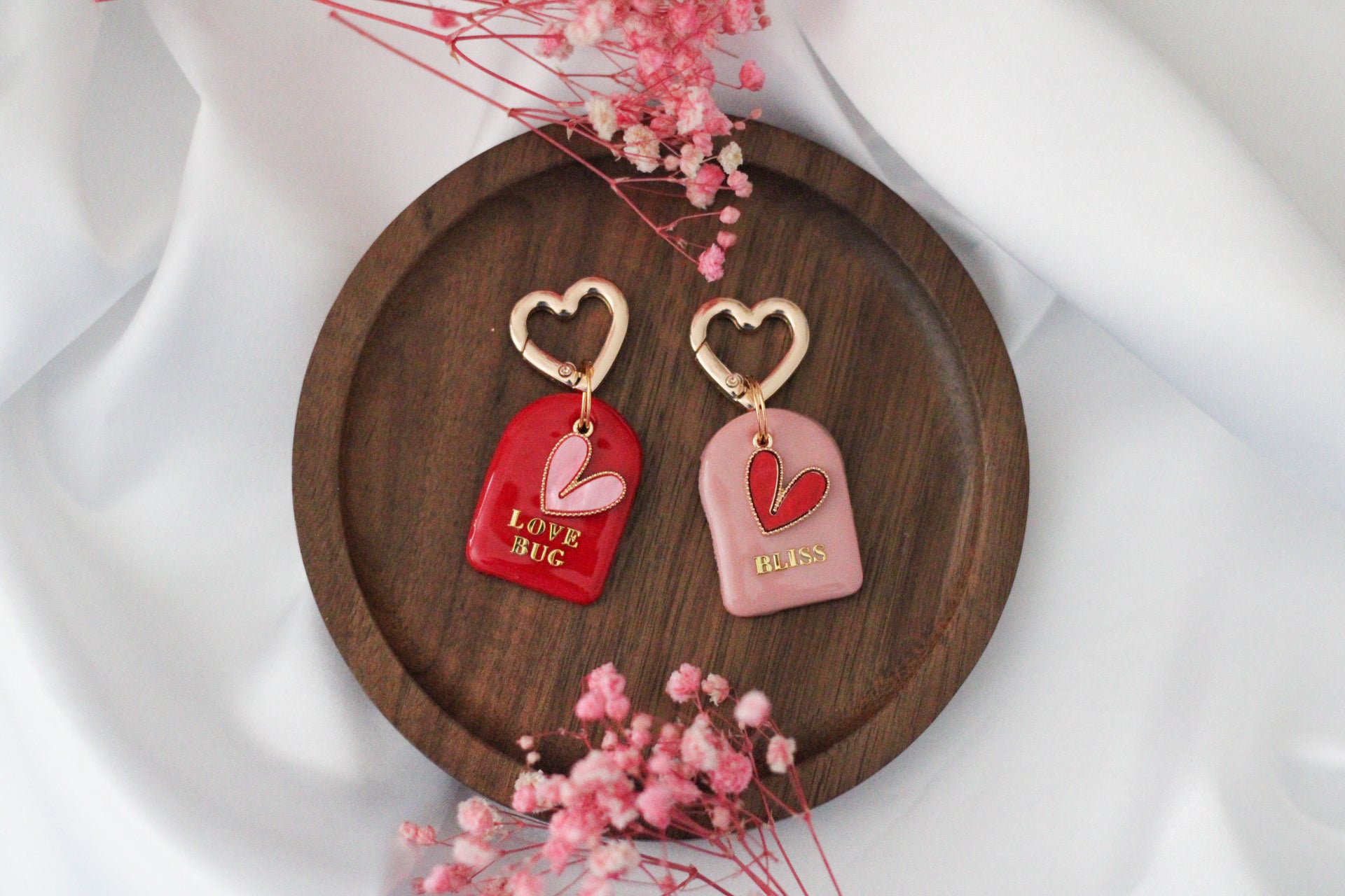 LOVE BUG tag + charm