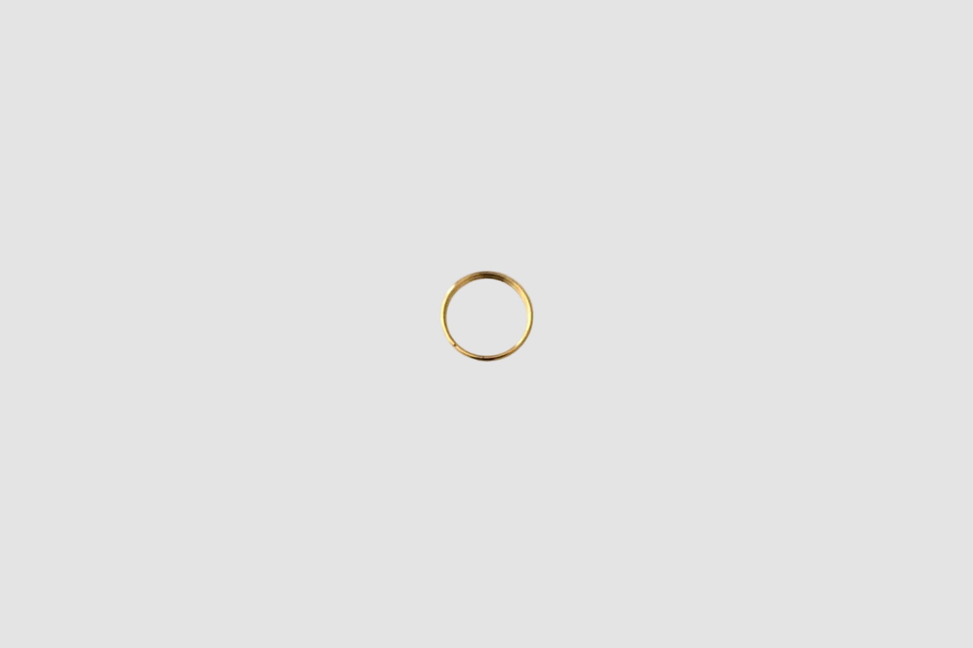 Split ring 12mm (goud) - set van 4
