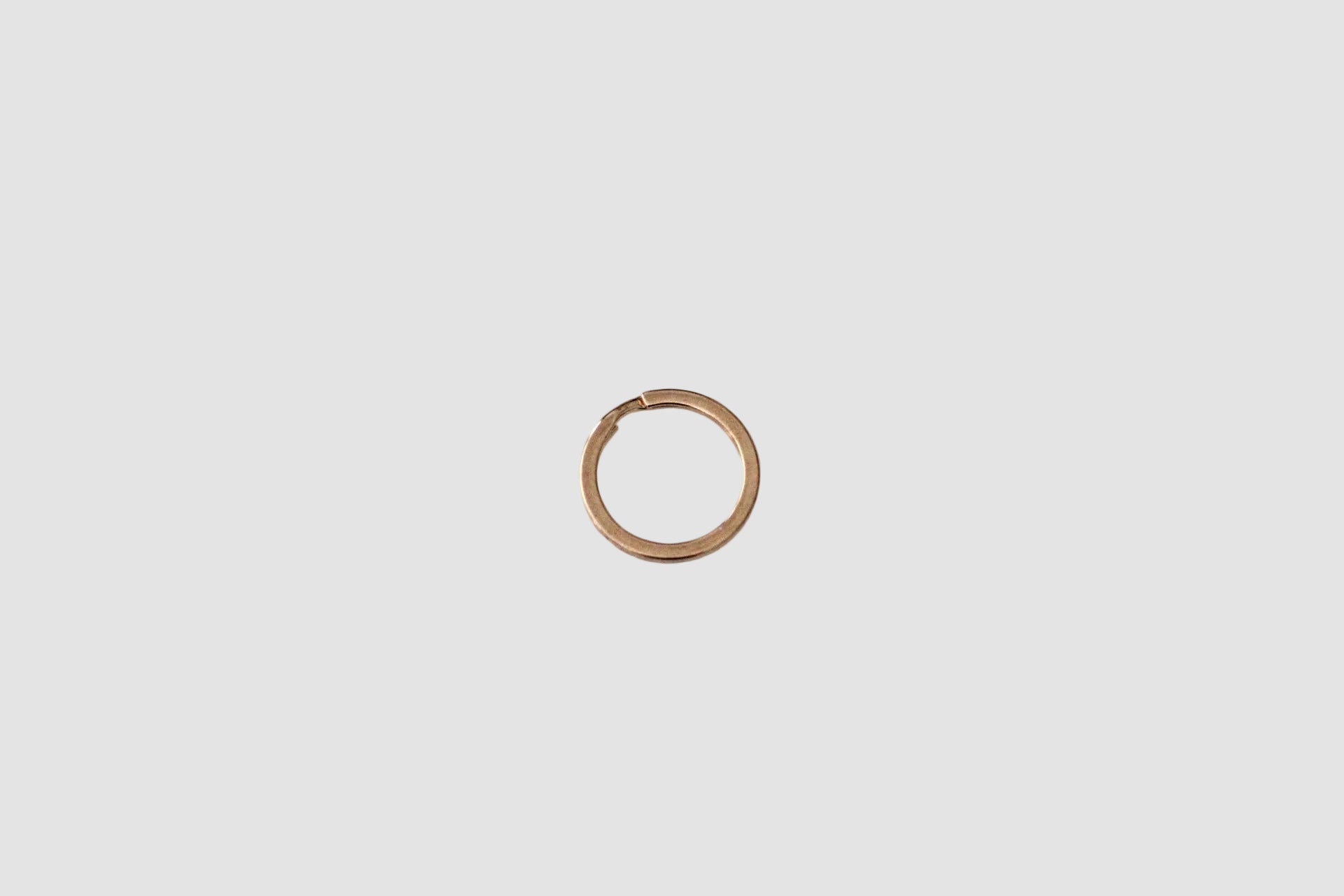 Ronde sleutelring (goud)
