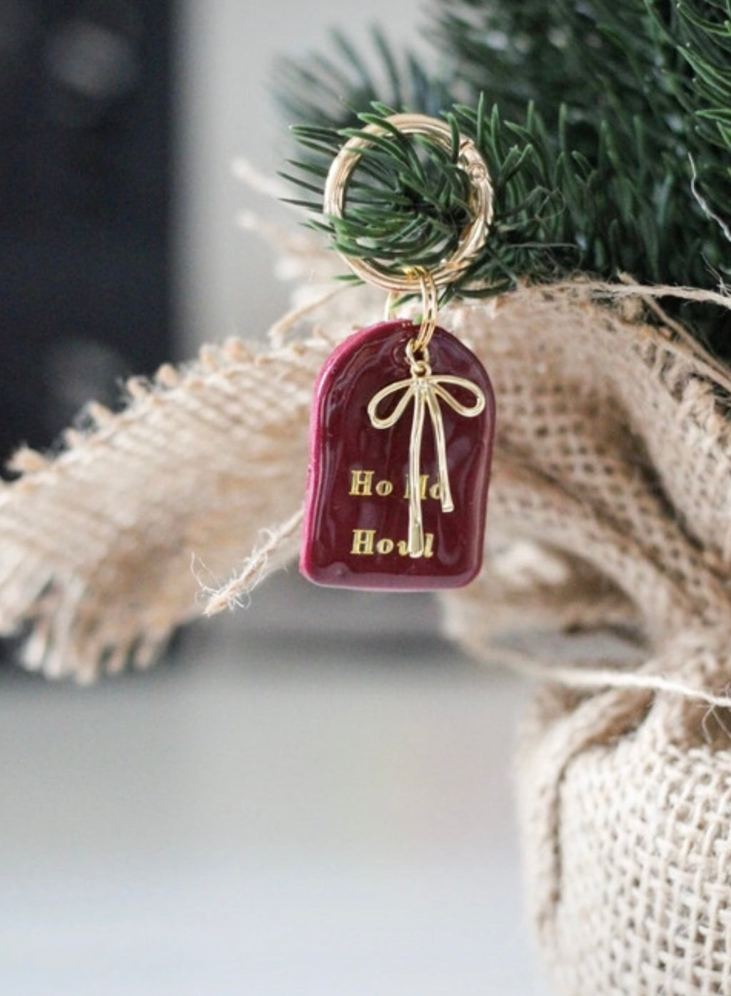 Ho Ho Howl tag + charm